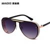 Gafas de Sol de Moda Tendencia Jamie 9225 para Hombre, Gafas de Sol con Lente Oceánica, Gafas Tipo Aviador de Montura Completa, Gafas de Sol con Montura de Metal para Mujer