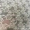 Vendas diretas da fábrica! Bordado de computador solúvel em água, renda de seda de leite, bordado de renda, tecido oco para acessórios de vestuário, caminho de mesa