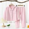 Novo Pijama Térmico Infantil, Conjunto para Casa para Crianças Maiores, Meninos e Meninas, Conjunto Masculino de Manga Longa com Gola Reversível para Outono e Inverno