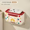 Caja de Almacenamiento para Toallitas Húmedas, Dispensador de Pañuelos Montado en la Pared para Baño, Portarrollos de Papel Higiénico, Caja para Toallitas Húmedas para Inodoro, Estante de Almacenamiento de Papel Higiénico Dopamina