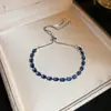 Pulsera Abierta con Circonita Incrustada de Diamante Transfronteriza Europea y Americana Lujo Ligero Alta Gama Elegante Pulsera Nicho Versátil Joyería de Moda para Mujeres