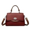Nicho All-match Bag Feminino 2024 Outono e Inverno Moda Tongle Bolsa de Mão de Couro Macio de Alta Qualidade Casual Bolsa de Ombro Crossbody