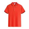 Nueva camisa polo de verano loka de manga corta con solapa logo personalizado grupo de negocios ropa de trabajo bordado para hombre venta al por mayor