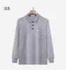 Directamente del fabricante: Camisa Casual de Manga Larga para Hombre, Adecuada para Personas de Mediana Edad y Mayores, con Cuello de Solapa, Forrada de Polar, Versátil y Favorecedora para Todos