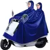 Poncho de Lluvia para Vehículo Eléctrico Impermeable Coche Eléctrico Bicicleta Eléctrica Adultos Hombres Mujeres Montar Ampliado Engrosado Individual Doble Integrado