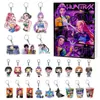 Calendario de Cuenta Regresiva Navideña para Grupo de Chicas Cazadoras de Kpop Transfronterizo Caja Sorpresa Llavero Plano de Acrílico para Coche Colgante