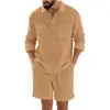 Traje deportivo casual de manga larga de color liso con capucha, holgado, talla grande, de primavera y otoño, transfronterizo del sudeste asiático