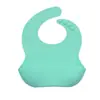 Baberos Populares para Niños, Opcionales Multicolor, Impermeables y Fáciles de Lavar, Bolsillos para Saliva de Bebé, Bolsillos para Arroz, Bolsillos de Silicona para Arroz de Bebé