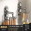 Gancho Giratório de Cozinha, Prateleira de Armazenamento de Parede sem Furos, Organizador de Utensílios de Cozinha para Colheres e Espátulas, Suporte de Pendurar Doméstico, Dropshipping Disponível