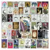 50 adesivos de tarot adesivos personalizados para carroceria de carro adesivos para celular copo d'água mala adesivos de grafite à prova d'água pacote atacado