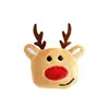 Accesorios de bricolaje navideño: Adornos de peluche de Santa Claus y renos, pinzas para el cabello, broches, decoraciones para zapatos y calcetines, y adornos para empaques