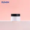 En Stock Botellas de Empaque Xumin Cosmetics 50g Frasco de Crema PP Escarchado Transfronterizo Doble Capa Redondo Recto Frasco para Crema Facial Hidratante