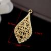 Colgante de Cobre Fundido hueco diy joyería hecha a mano pulsera collar horquilla accesorios material aretes aretes colgante venta al por mayor