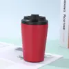 Copo Térmico Portátil de Aço Inoxidável de Alto Valor Estético com Marcações de Escala, Copo de Café para Beber Diretamente, Caneca de Viagem Mais Vendida no Exterior