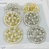 Botón Metálico de Alta Calidad Botón de Perla Hueca Abrigo Abrigo Botón Decorativo Figura de Estrella ins Estilo de Moda Chica Fresca