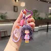 Llavero de Niña Linda con Cabello Rizado Mini Peine Accesorio Colgante para Bolsa Girly Regalo Venta al por Mayor