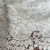 Nuevo Bordado Floral Tridimensional Adorno de Encaje de Algodón DIY Ropa Dobladillo de Falda Textiles para el Hogar Accesorios de Costura Borde Hueco Soluble en Agua