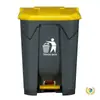 Papelera Grande de Pedal con Tapa para Uso Comercial, Sanitario, Cocina, Restaurante, Gran Capacidad, Uso Doméstico, Contenedor de Basura para Exteriores