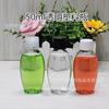 Botella de plástico transparente de 50 ml pet desinfectante de manos desechable botella de gel desinfectante Flat Flip sub-botella portátil para loción
