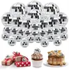 Bola de Espejo de Disco Estilo Europeo Vidrio Espuma Láser Reflectante Bola 2026 Bola de Navidad Transfronteriza Bola para Decoración de Pasteles