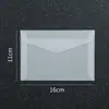 Envelopes de papel glassine transparente fosco de alto valor em estoque convite de cartão postal de casamento retrô armazenamento de envelope translúcido