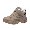 Zapatos para niños, zapatos casuales de cuero, invierno 2022, nuevos zapatos de algodón, transpirables, forrados con vellón, gruesos y cálidos, zapatos Torre para niños grandes y niñas.