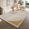 Tapete de Sala de Estar Estilo Creme Luxo Leve Sofá de Alto Padrão Mesa de Centro Cobertor Tapete Antiderrapante Doméstico Cobertor de Cabeceira de Quarto