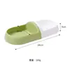 Tazón para Gato Modular de Plástico Original Pipi Tao Combinación de Mascotas Doble Tazón Venta Caliente Amazon Venta al por Mayor