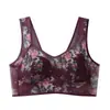 Roupa Íntima de Maternidade Sem Costura Tamanho Grande Push-Up Confortável Sutiã com Bojo Fixo Suporte Top Redução de Mama Anti-Queda Sutiã Ajustável