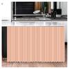 Cortina Cubierta para Gabinete de Cocina de Color Sólido Cortina Cubierta para Gabinete Feo Cortina de Puerta Cortina para Zapatero Estante de Almacenamiento Cortina de Tela Decorativa para Gabinete Cinta Mágica