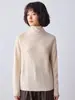 Cardigan de sarja com lapela feminino para outono e inverno, jaqueta de tricô texturizada de corte solto para o trajeto, peça de outer wear de mangas compridas simples e elegante