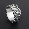 Anillo Cabeza de Dragón Zodiacal Supremo Transfronterizo Europeo y Americano para Hombre Dominante Retro Joyería de Mano Anillo de Calavera Punk Personalidad