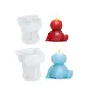 Figura Linda Sentada Vela Aromática Molde de Silicona Personaje de Dibujo Animado Simple Decoración Hecha a Mano con Yeso