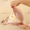 Bolsa de Cosméticos Íntimos con Forma de Concha Tres en Uno, Bolsa Íntima Portátil para Viaje, Calcetines, Ropa Íntima, Bolsa para Cosméticos de Sujetador