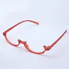 Óculos Vermelhos Ovalados Meia-Armação Estilo Japonês Garota Picante para Mulheres Cosplay Anime Decoração de Foto Bidimensional Armação