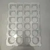 Múltiples modelos venta directa de fábrica transparente rejilla redonda agujero redondo blíster ferretería electrónica componentes electrónicos automotrices caja de blíster