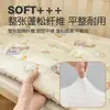 Funda de colchón de gasa de doble capa 10A de algodón 100% Clase A antibacteriana y antiácaros, peluche de dibujos animados para colchón de bebé de jardín de infantes