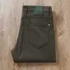 Pantalones vaqueros casuales para hombre, de cintura lavada otoñal, microelásticos, cinco bolsillos, nuevos 2024, estilo americano nostálgico