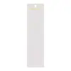 Cartulina Blanca Tarjeta para Pasadores Estampado en Caliente 24X6.4 Accesorios para el Cabello Tarjeta Larga de Cartón Blanca 5 Ranuras para Tarjetas Set de Tarjetas para Pasadores de Cartón