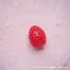 Simulación resina rojo fresa accesorios diy pegamento crema accesorios carcasa de teléfono móvil material diy horquilla aretes accesorios