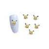 Mini Gato Kt Desenho Animado Acessórios para Nail Art Fofo Estéreo Pequena Kuromi Cachorro Canela Adesivos de Unha Acessórios de Unha Usáveis