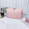 Bolsa de Cosméticos Explosiva de Mano Transfronteriza Bolsa Octogonal de Color Sólido Bolsa de Lavado Portátil para Mujer Gran Capacidad Bolsa de Almacenamiento de Alto Valor