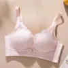 Nuevo Sujetador Transpirable de Taza Fina con Agujeros, Sin Aros, Sin Tirantes, Cómodo, Transpirable, Sin Costuras, Encaje, Ajustable