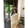 Comércio Exterior Transfronteiriço Tk Estilo Francês Decote V Resistente Patchwork de Renda Tridimensional Capa Feminina de Verão Protetora do Sol Top Suave