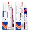 Kraft K-5904/5904B selante para farol de carro adesivo industrial borracha de silicone translúcido preto 100g