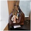 Bolso tote de hombro de gran capacidad para mujer 2023 bolsos nuevos moda estilo coreano versátil casual para ir al trabajo bolso tipo cubo