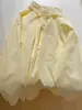 ¡Recomiendo la grieta de pared! Queso de Sal Marina ~ Amarillo Crema Camisa de Algodón de Manga Larga para Mujer Estilo Coreano Holgada Nicho Versátil Top