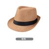 Sombrero de primavera y verano para hombre, de cáñamo, de color liso, informal, para parejas, parasol, jazz, paja