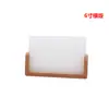 Nuevo producto marco de fotos acrílico de transferencia térmica marco de fotos acrílico de sublimación térmica base de madera en forma de U acrílico en blanco impresión DIY