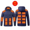 Chaqueta calefactora inteligente de invierno con calefacción eléctrica, chaqueta calefactora de algodón con temperatura constante y acolchado USB, para hombres y mujeres.